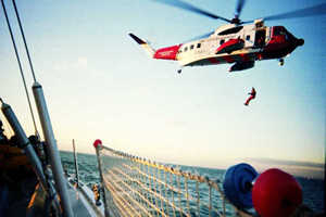 Coastguard highline (Photo: Will Smith)